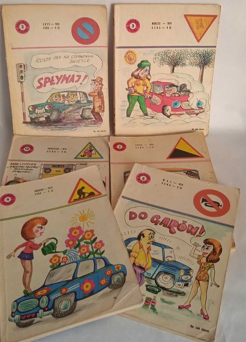 MAGAZYN POLSKI miesięcznik 1974         sześć numerów