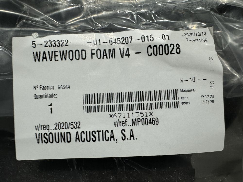Paineis acusticos Vicoustic Wavewood