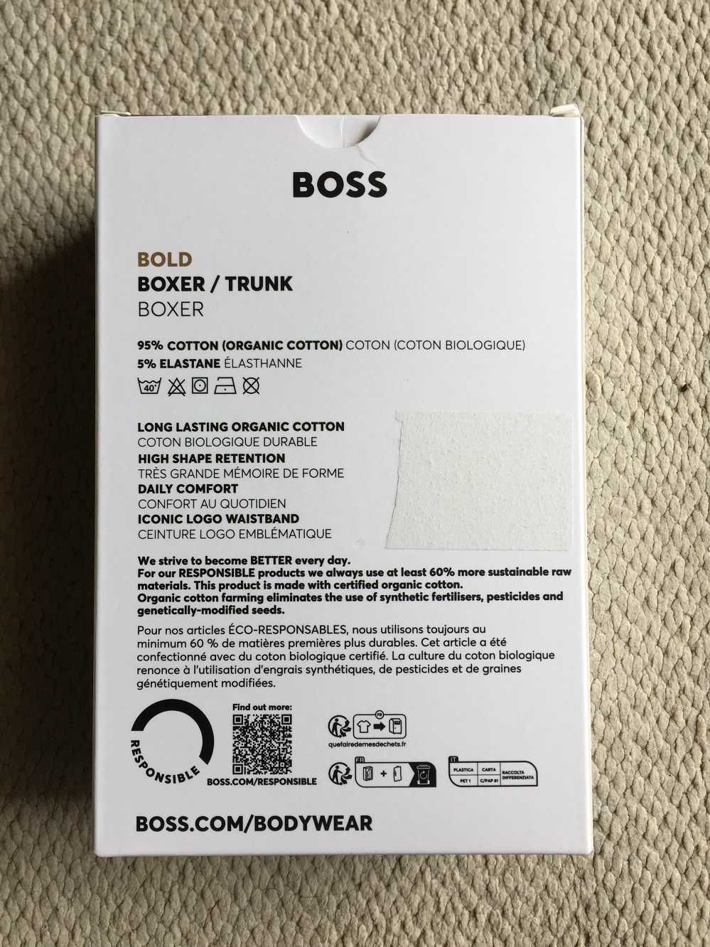 HUGO BOSS -- Pack com 3 boxers --- Tamanho M --- NOVO na caixa