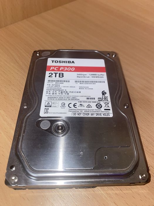 Новый жесткий диск 2 Tb Toshiba HDWD220UZSVA