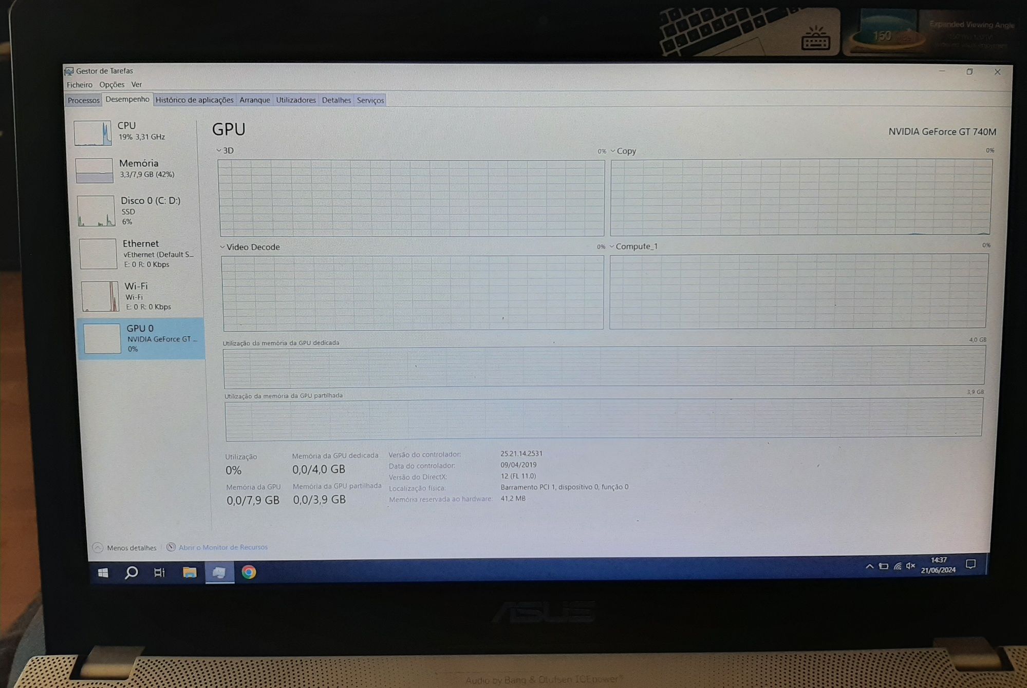 Portátil Asus N56