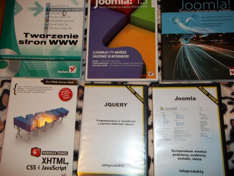 JOOMLA ( 2 kursy video + 4 książka z CD) nowe / nie używane