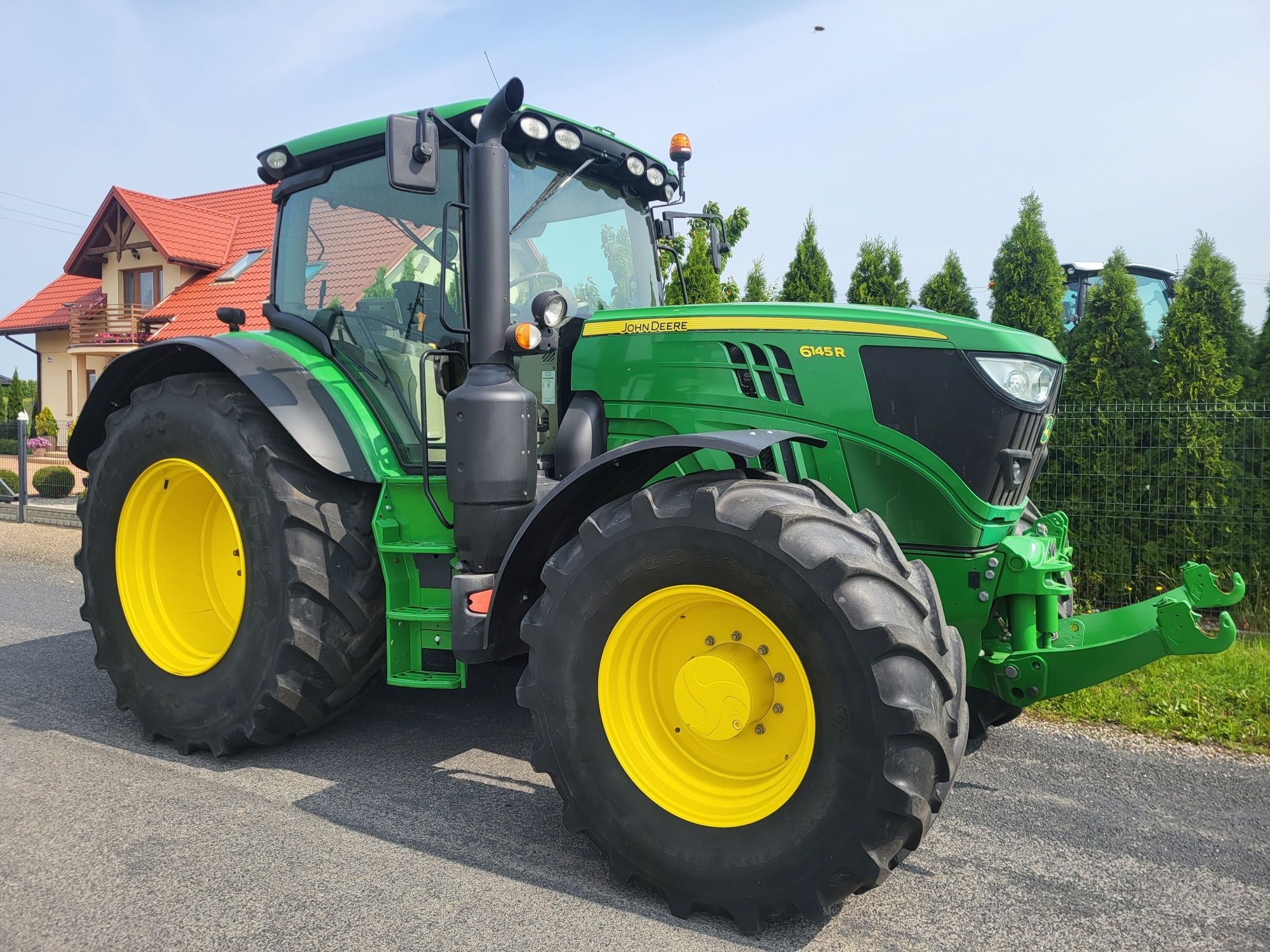 Ciągnik Johne Deere 6145R Pneumatyka,Amort Oś 6155r fendt claas 6150
