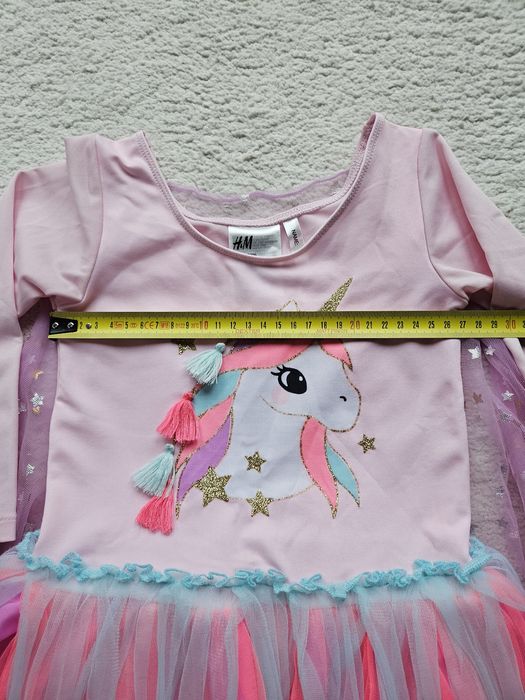 Kostium,  sukienka z jednorożcem