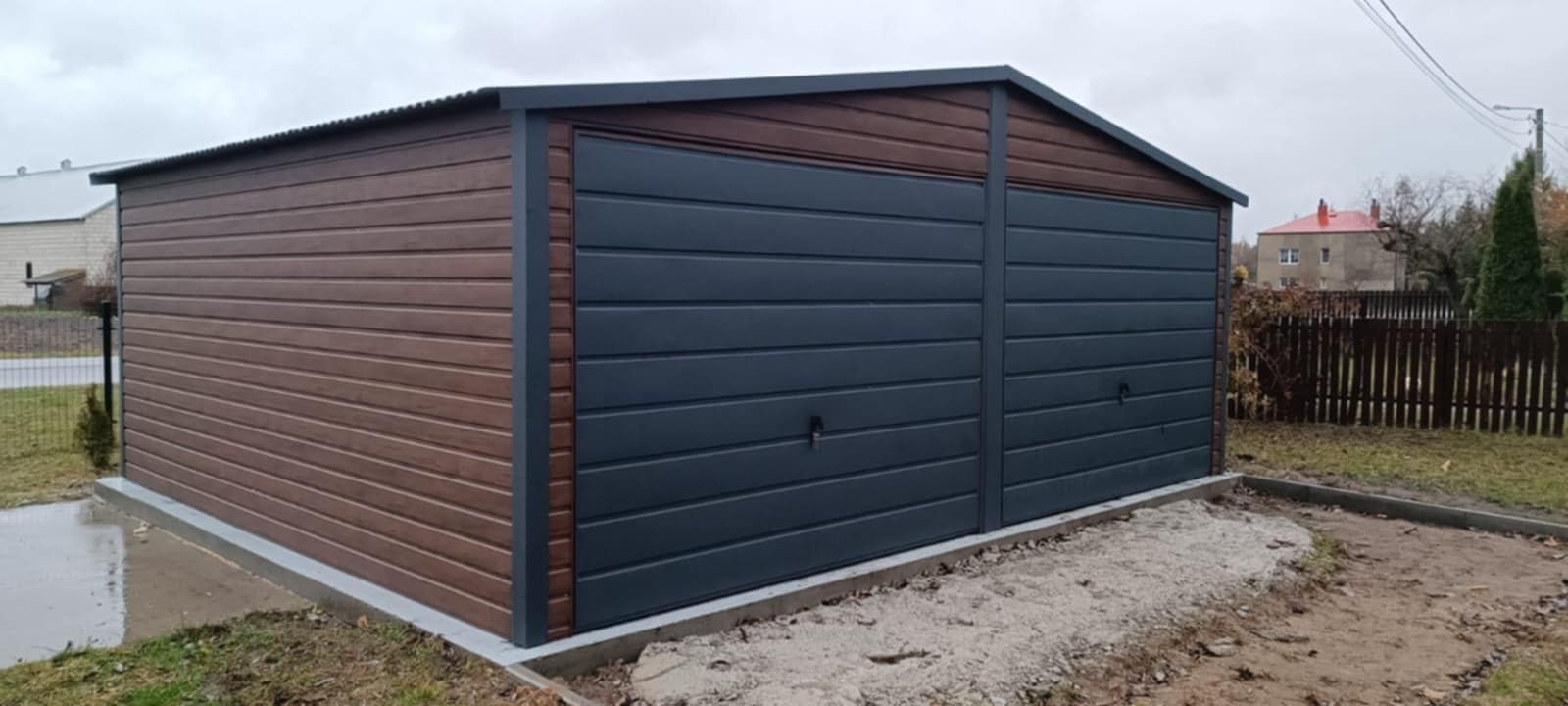 Garaz blaszak 10x7 grafit mat