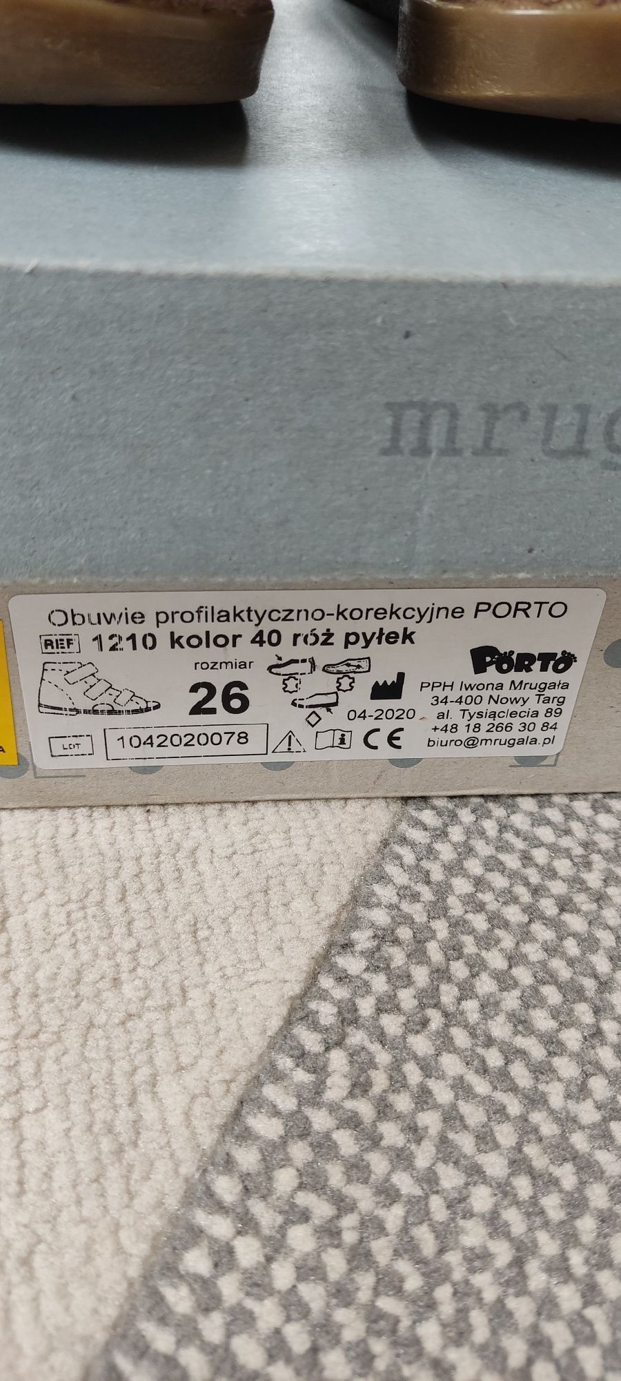 Mrugała Porto sandałki profilaktyczne 26