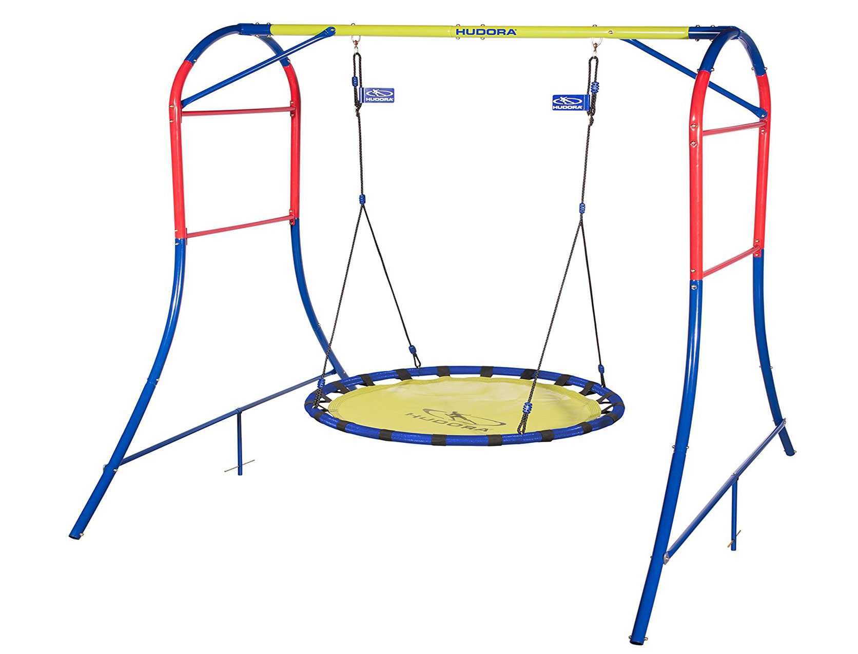 huśtawka GNIAZDO bocianie STELAŻ + siedzisko pełne 120cm 120kg Hudora