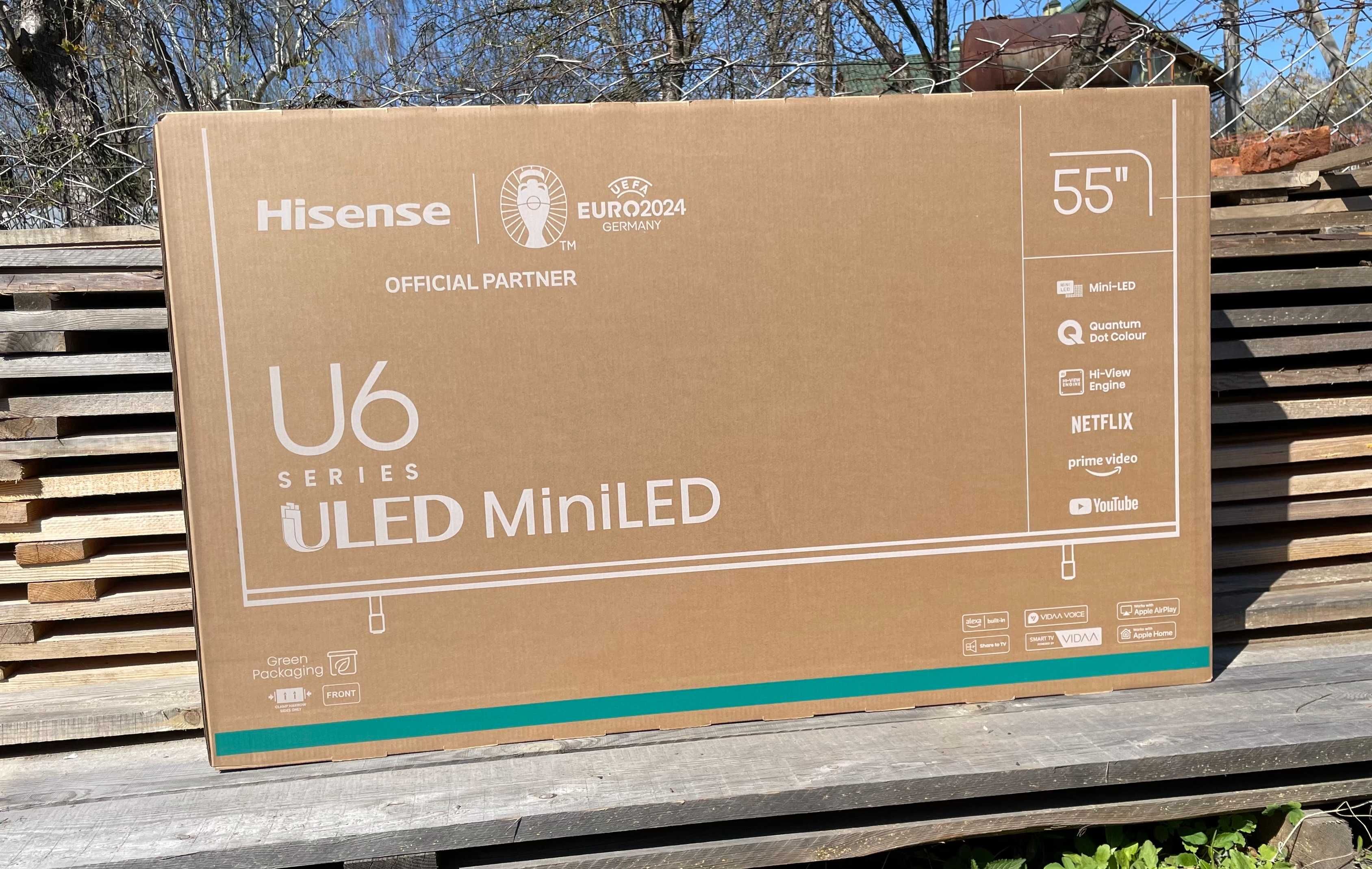 Телевізор Hisense 55U6NQ Нові! Запечатані!