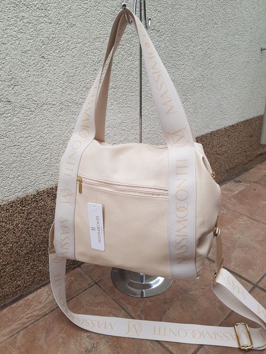 Shooperka beżowa kobieca