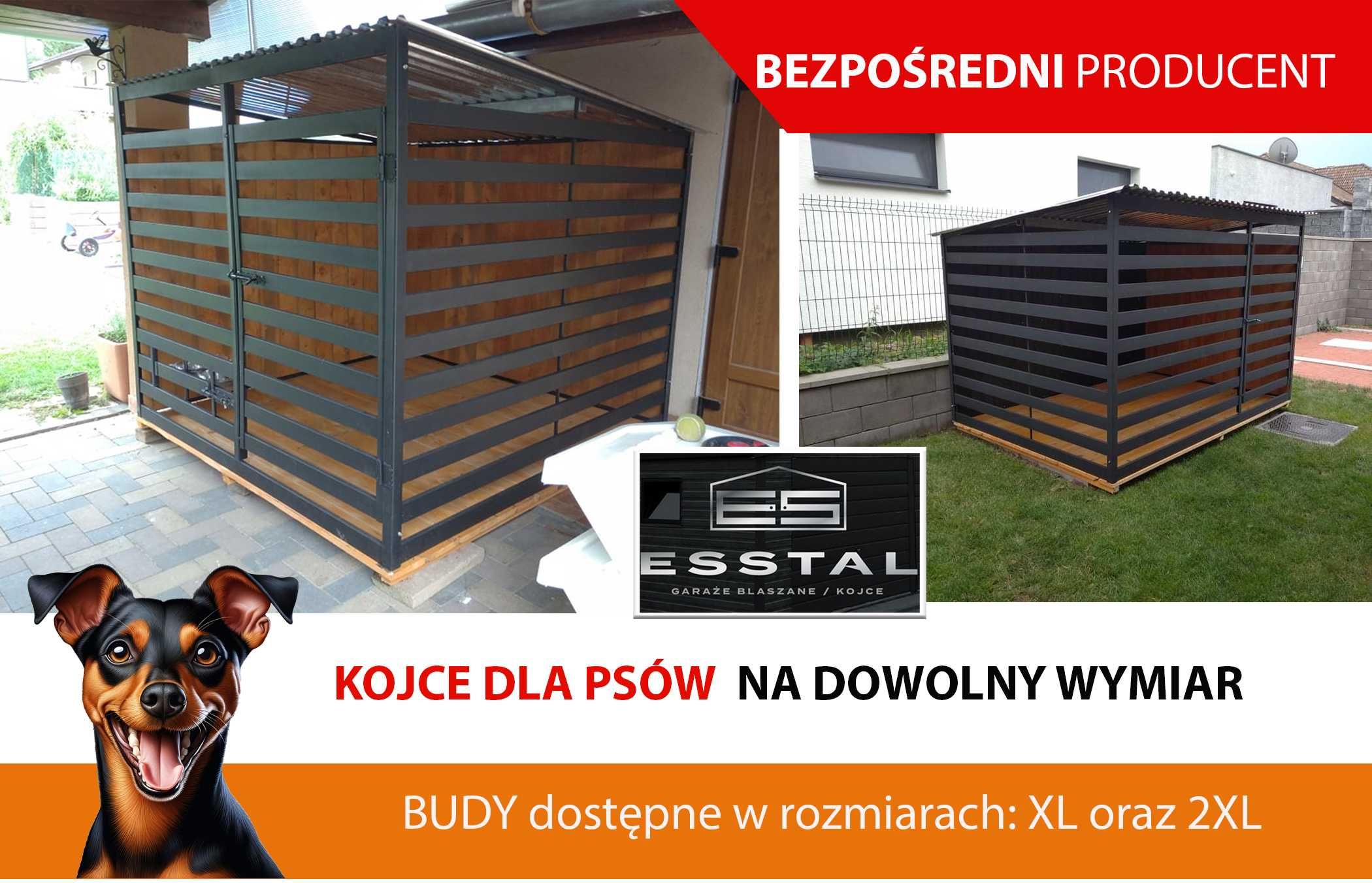 KOJEC DLA PSA - kojce dla psów , zadaszenie  | 2x2 | -ESSTAL