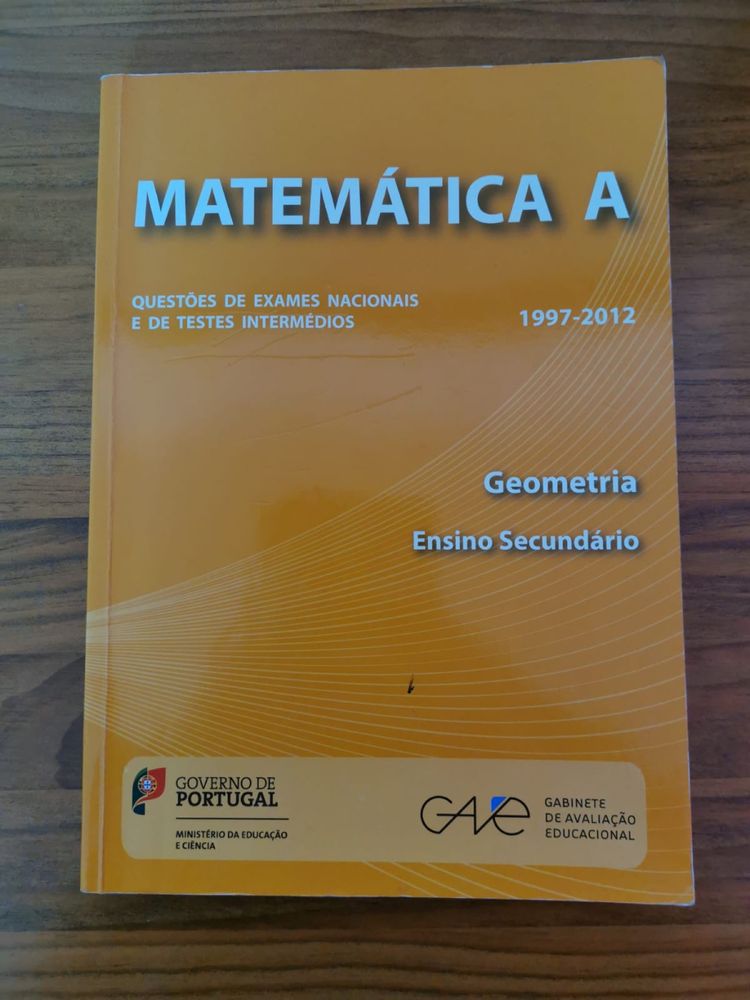 Matemática A - questões de exames nacionais - Geometria