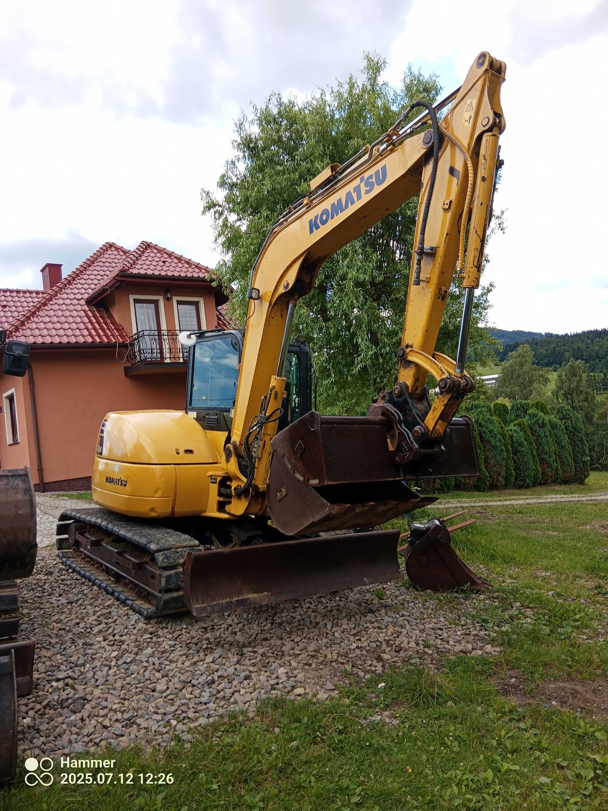 Minikoparka Komatsu PC 80, 2018 r.