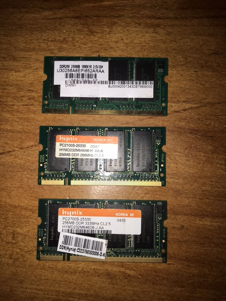 Memória ddr 256mb