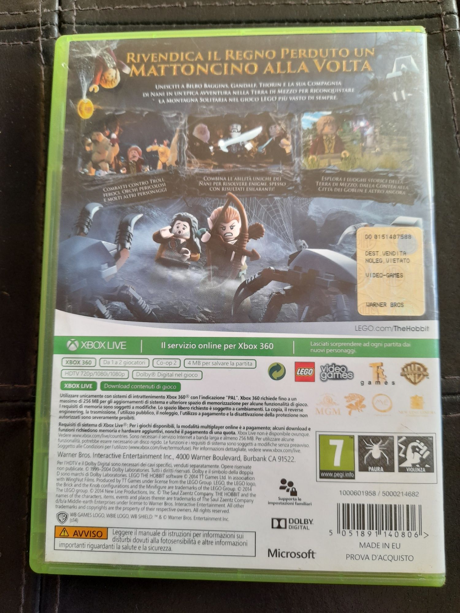 Lego Hobbit xbox 360