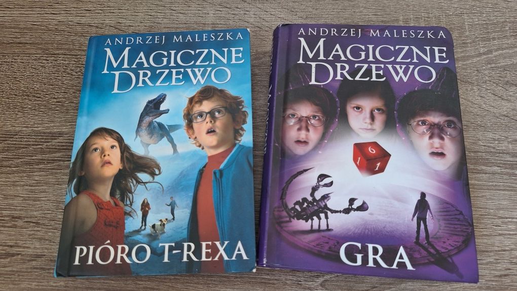 Magiczne Drzewo Gra i Pióro T- rexa Andrzej Maleszka