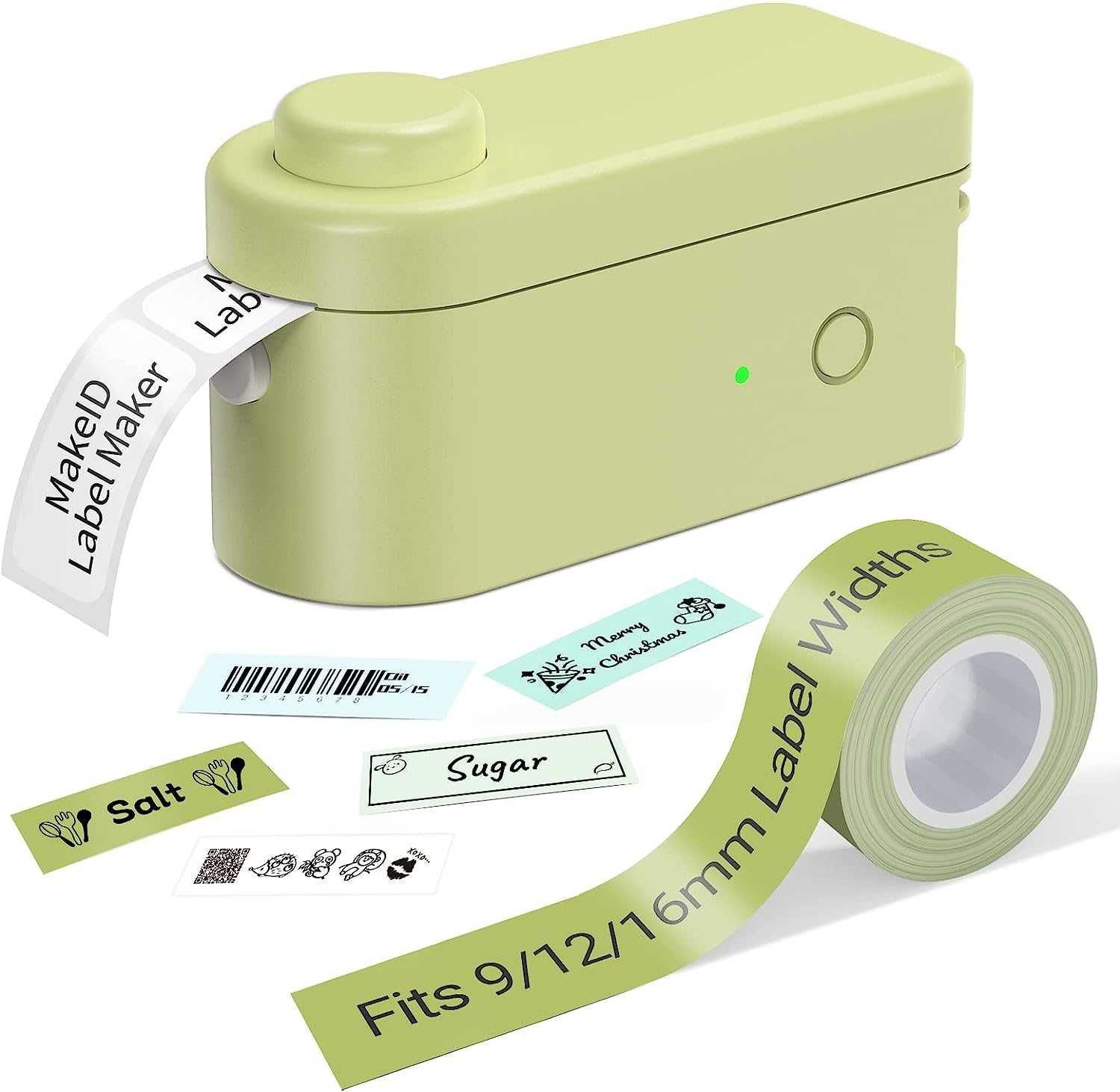 Makeid Etiquetadora Bluetooth portátil, mini impressora