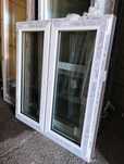 Okno  1350x1460 białe 3 szyby #ok358