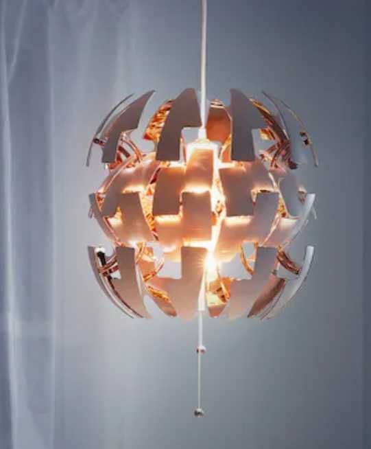 2 - Candeeiros ikea brancos