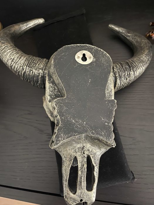 Crânio Decorativo com Chifres – Estilo Ornamental