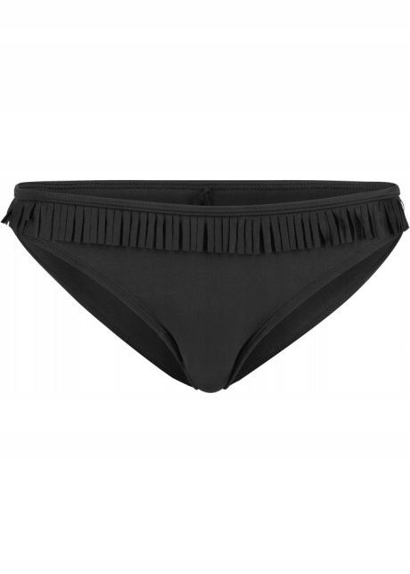 *B.P.C. figi bikini czarne z frędzlami r.36