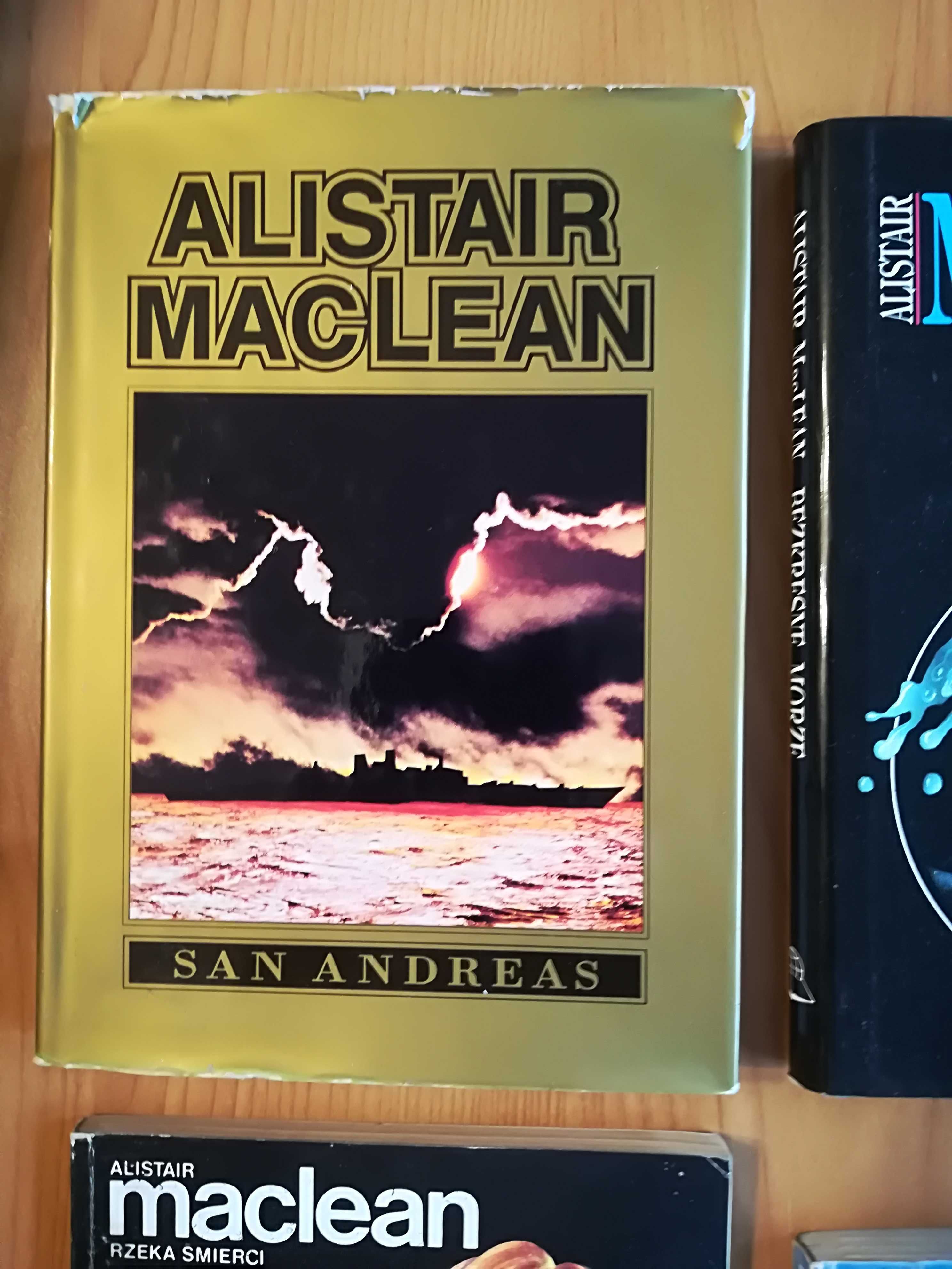 Alister MacLean książki sensacyjne zestaw 13 sztuk