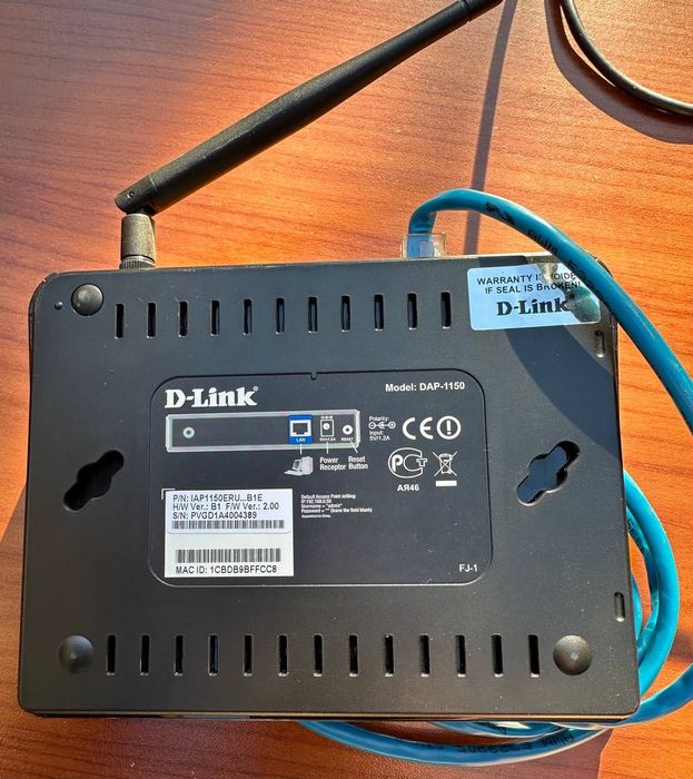 Беспроводной Wi-Fi Роутер маршрутизатор D-Link DAP-1150 Wifi роутер