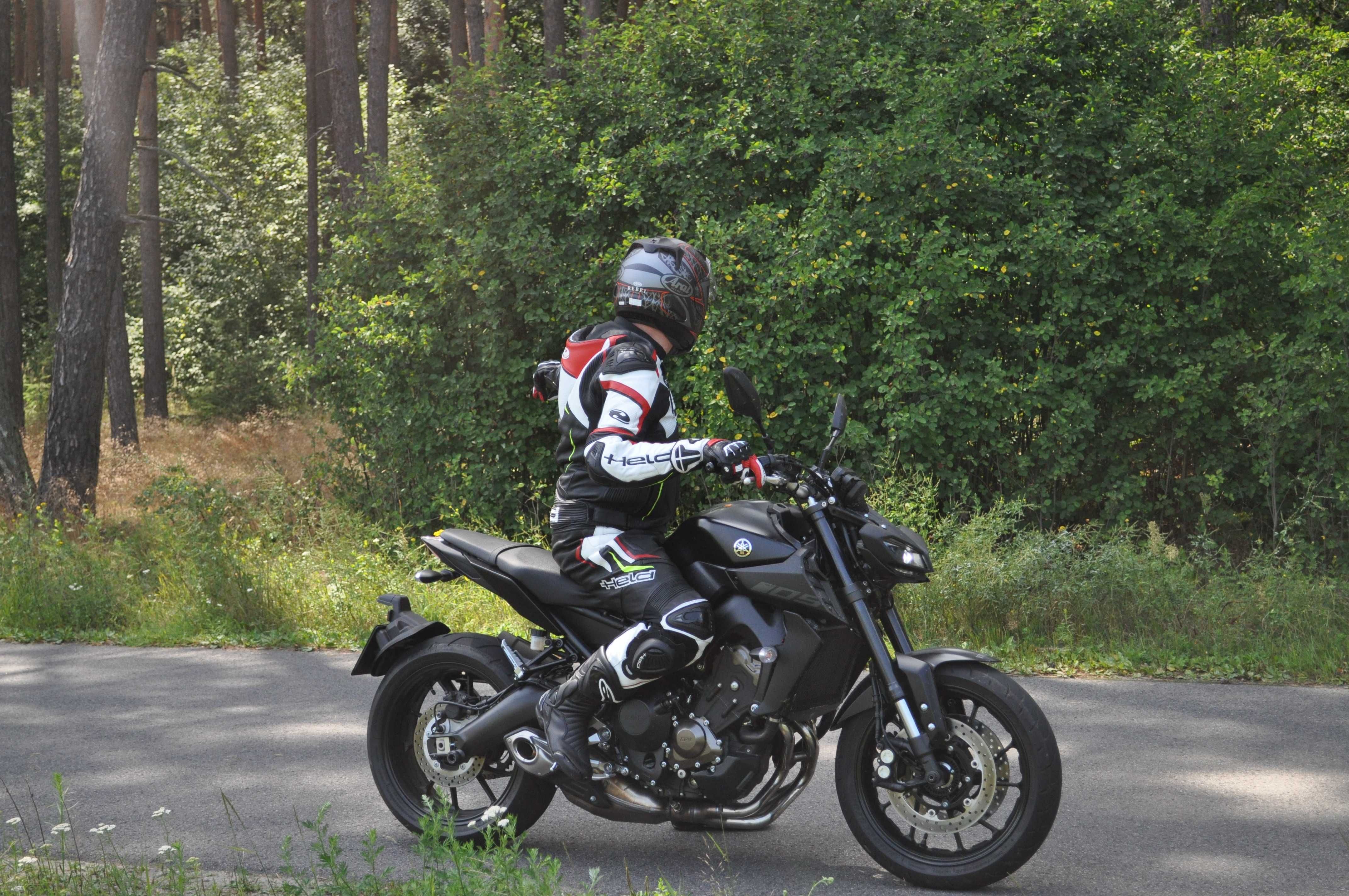 Safer 2 + Grind 2 skórzany kombinezon motocyklowy HELD rozmiar 52