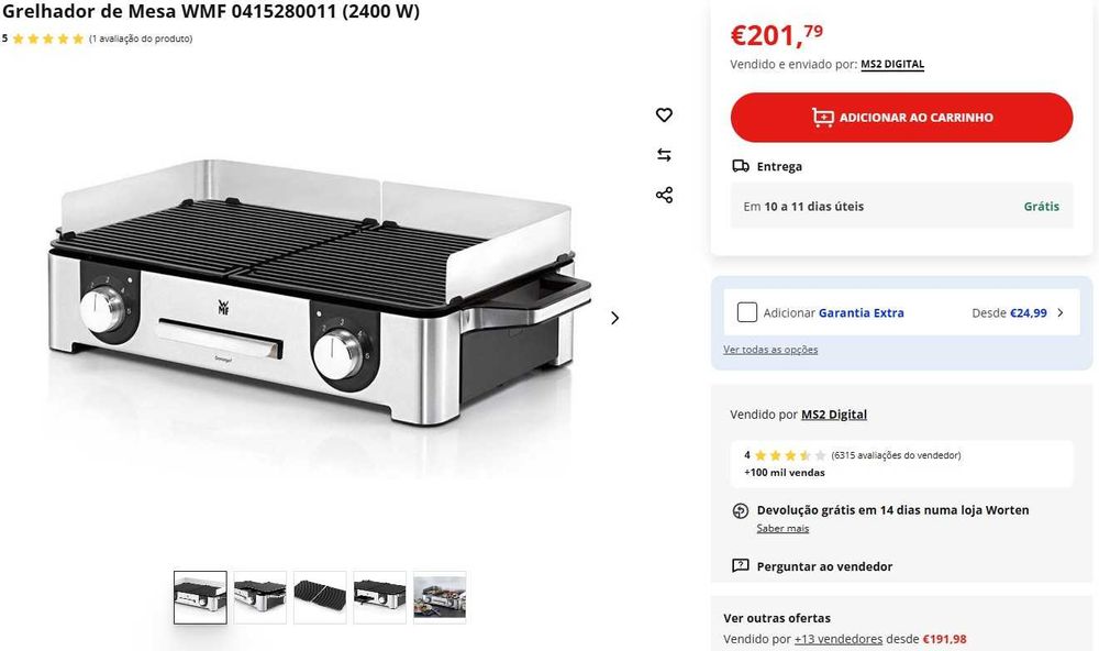 WMF Lono - Mastergrill 2400W