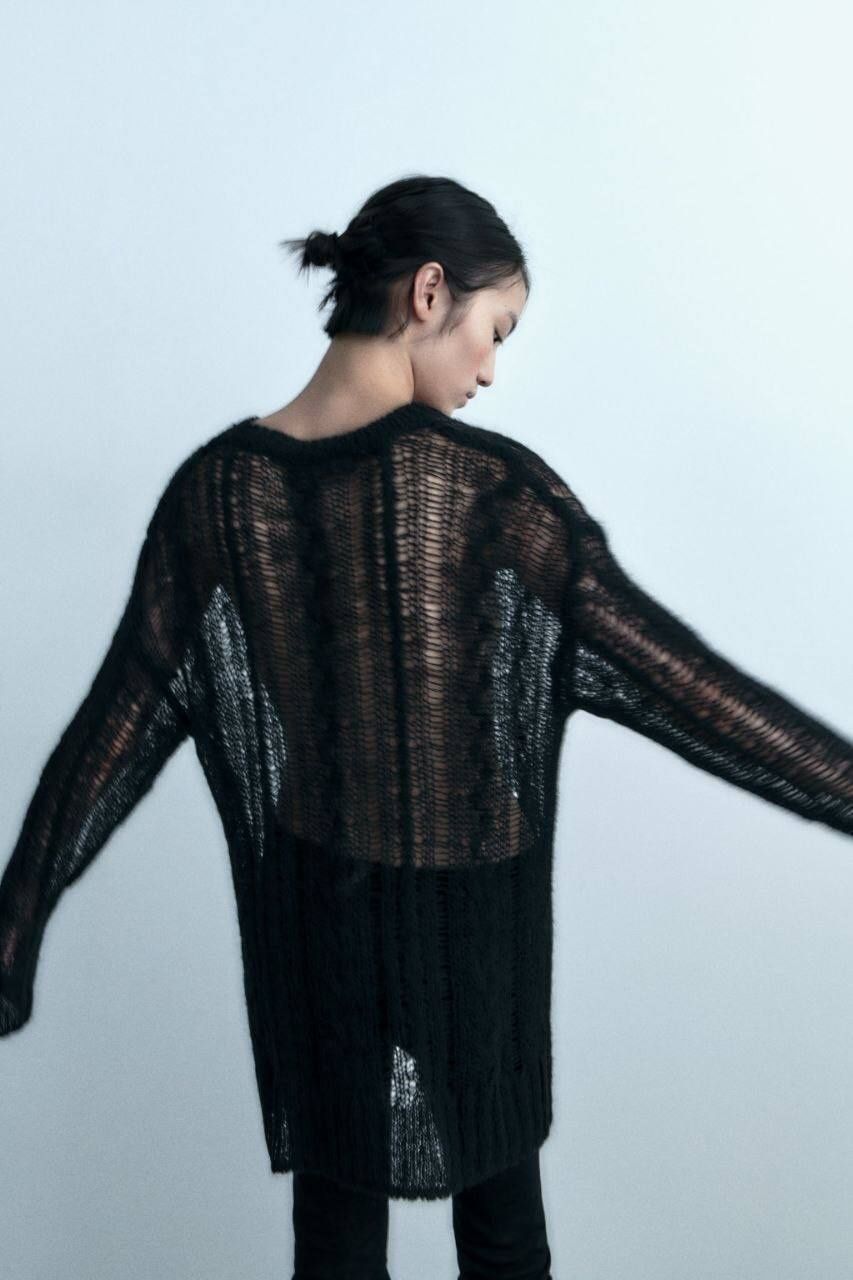 Ажурний светр з вовною Zara M-L