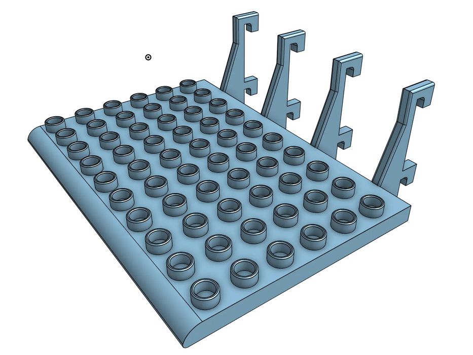 Prateleira IKEA Skadis para Blocos Duplo