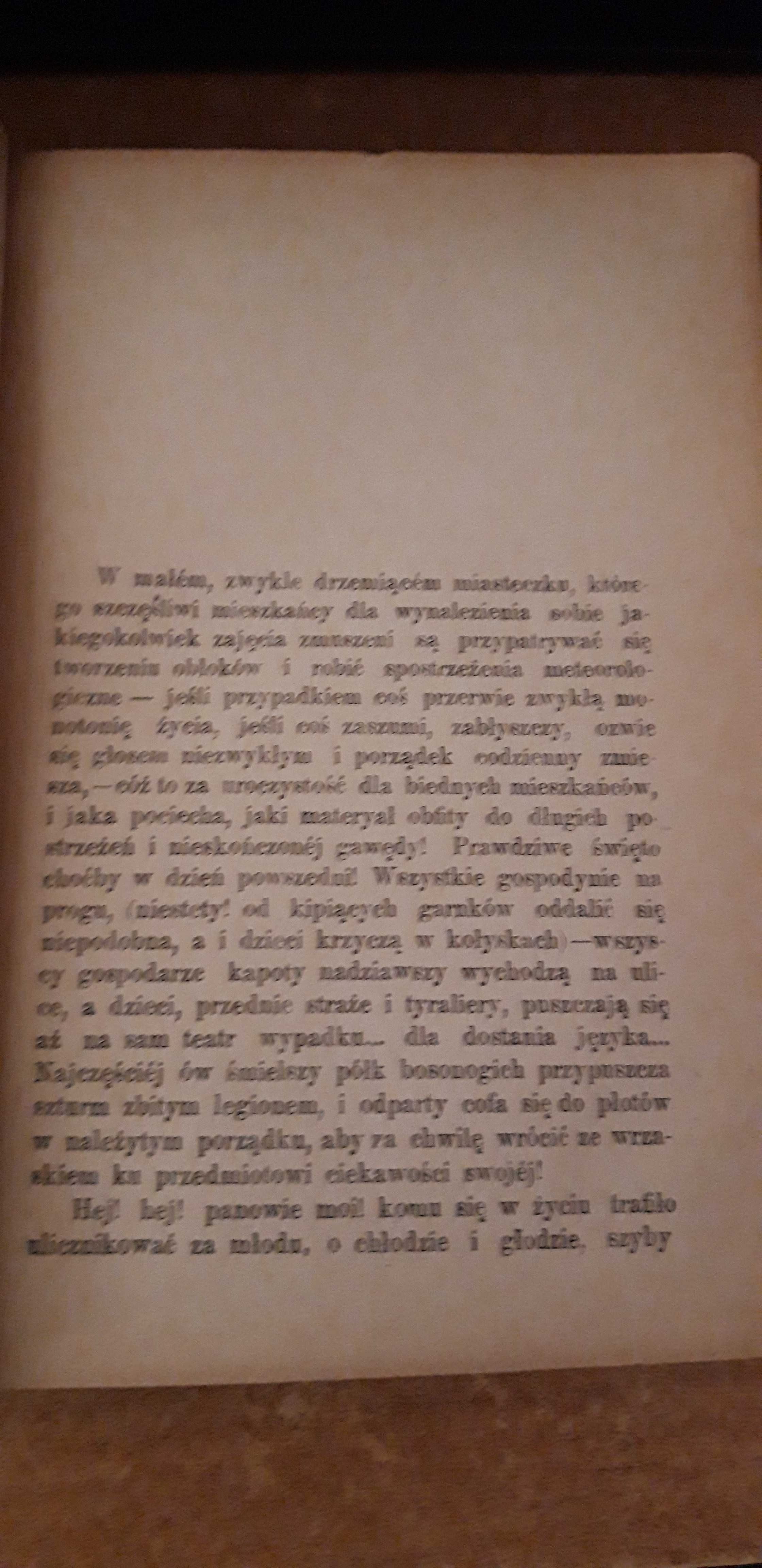 Łza w Niebie i Podróż do Miasteczk-Kraszewski-wyd.1 z 1879r.,psk.