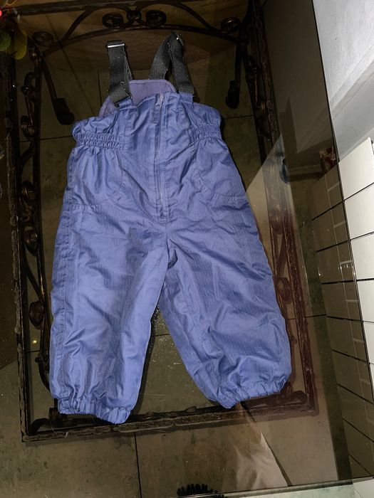 Зимовий комбінезон для хлопчика 9-12 12-18 куртка штани на флісі 80-86