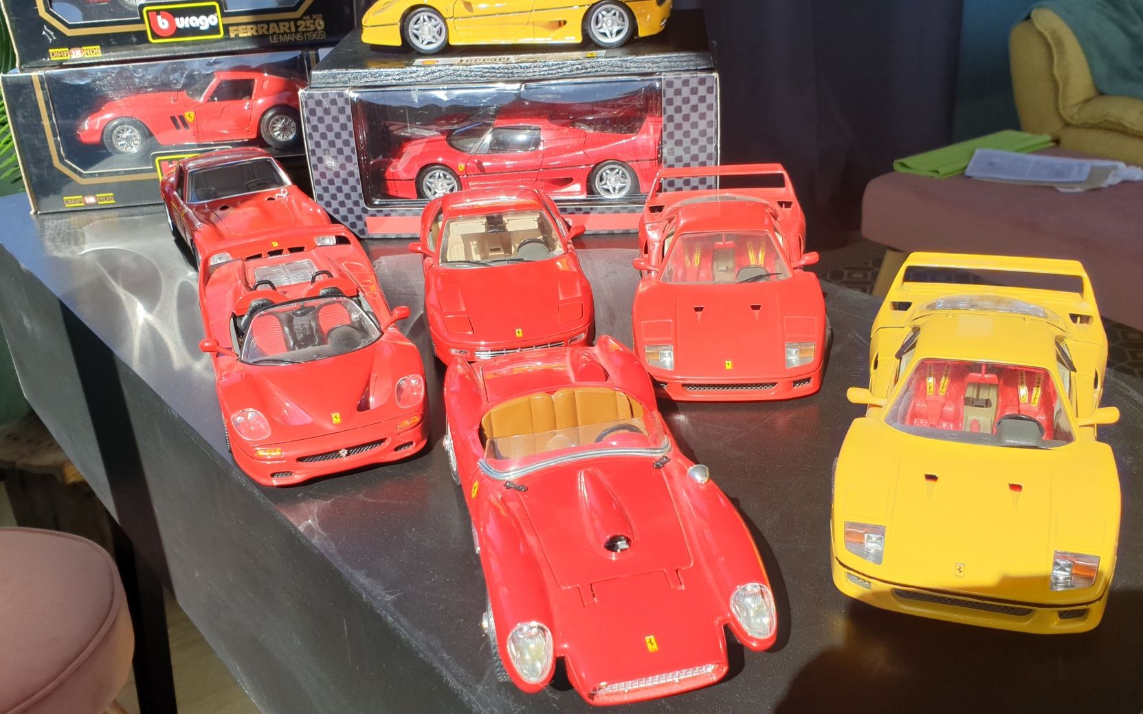 Ferrari 250 le mans e GTO + F40 ...1/18