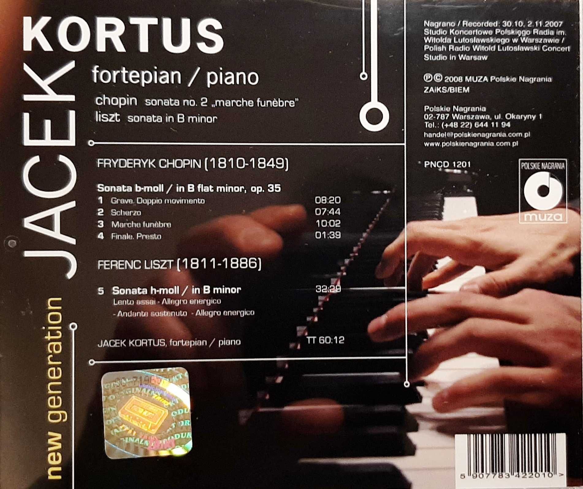 Płyta CD - Chopin i Liszt - Słynne sonaty fortepianowe - nowa