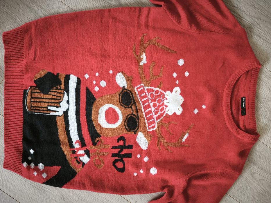 Nowy sweter męski Livergy świąteczny zimowy L