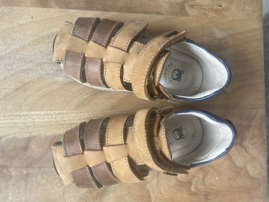 Skórzane sandały Lasocki rozmiar 21