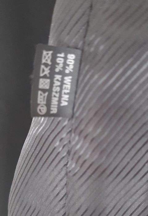 Płaszcz wełniany męski Lansier