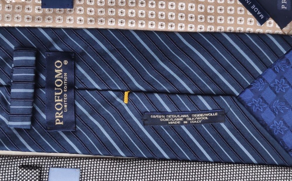 Шелковый галстук Profuomo (Made in Italy)