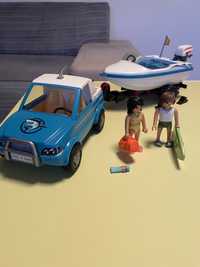 Playmobile Surfer Pickup z motorówką + drugi zestaw