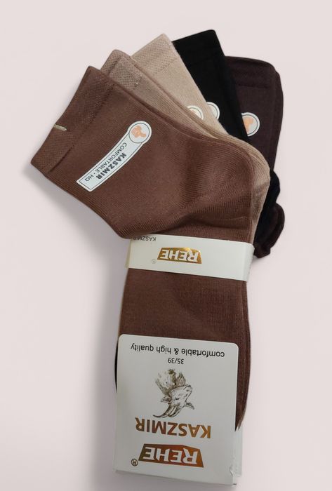 Skarpety damskie kaszmirowe 5 par