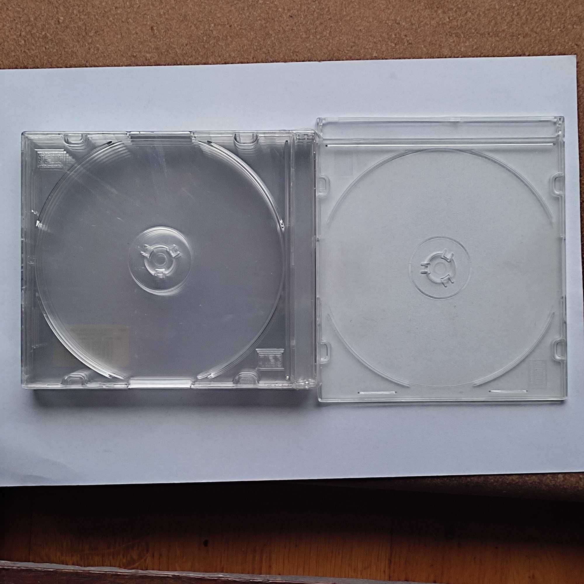 5 nowych pudełek typu slim na płyty CD/DVD grubość 5,2mm
