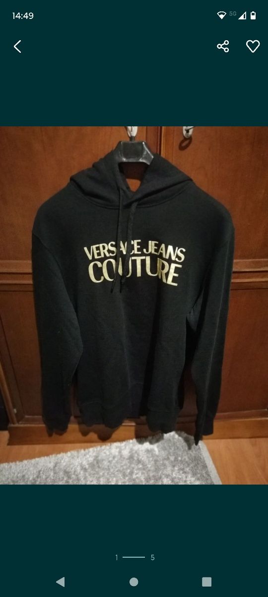 Camisola Hoodie Versace jeans Couture L