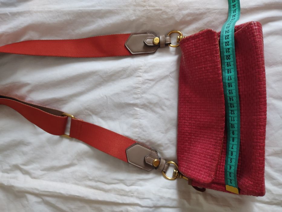 Сумка Massimo Dutti плетенная, кожа