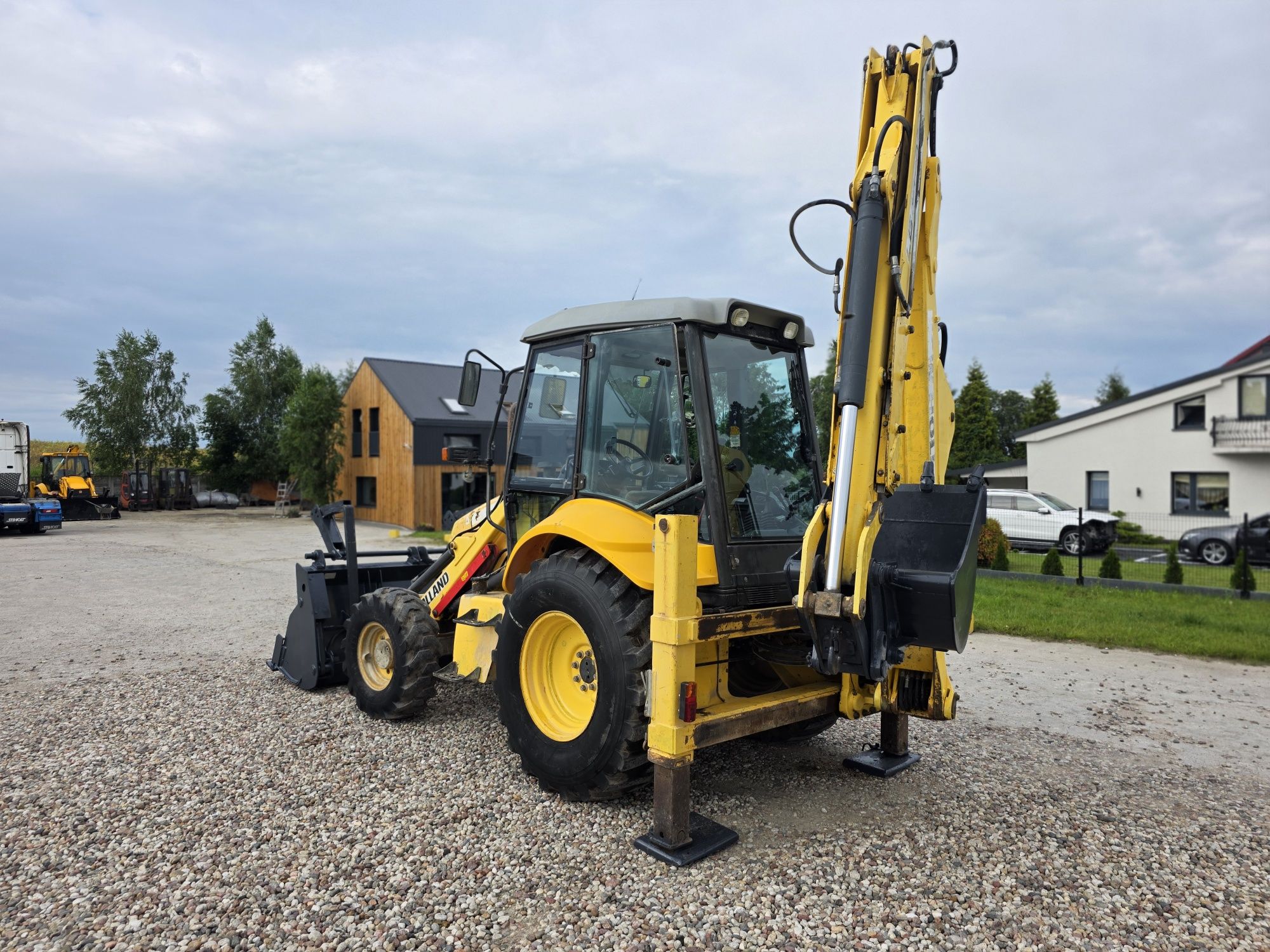 New Holland LB95b Widly Teleskop Szczeka Pływ łyżka Szybkozłącze Brutt