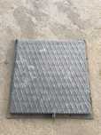 Aro com Tampa galvanizada de abrir 40x40 para furo