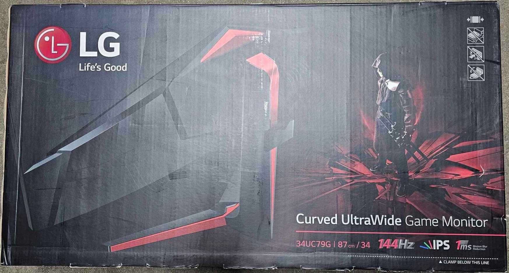 LG 34UC79G-B Monitor 34" Ultrawide IPS 144Hz
