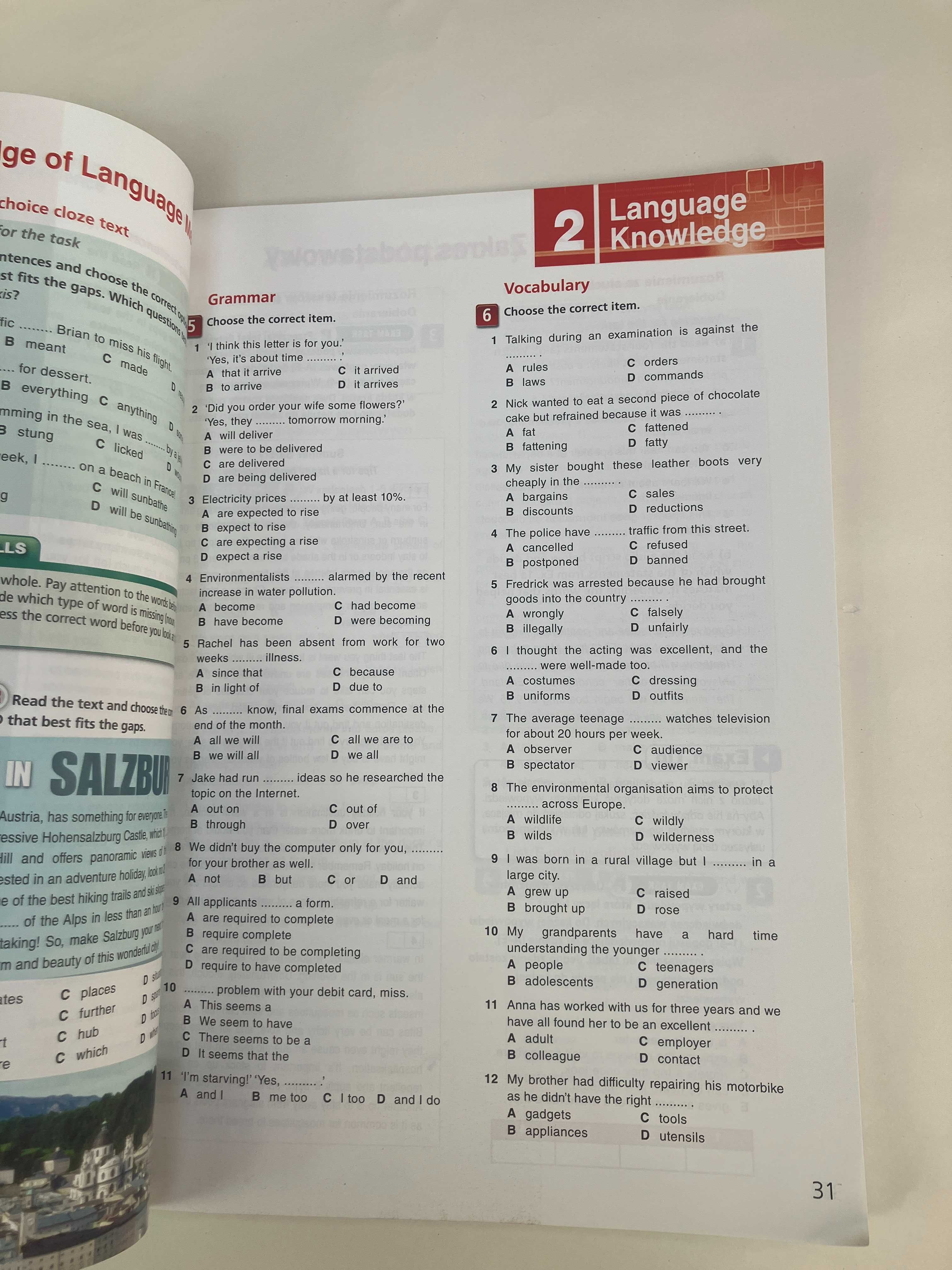 On Screen B2+ Workbook & Grammar Book