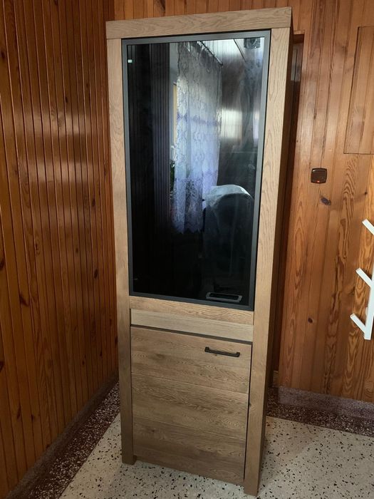 Witryna szafka Klose Team drewno szkło nowa