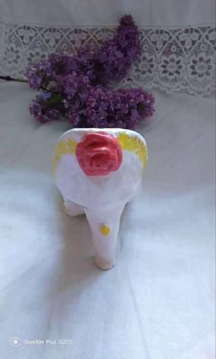 Пепельница статуэтка туфелька керамика