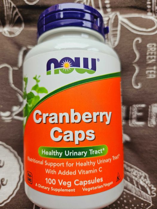 Now Foods Капсули з журавлиною Клюква Журавлина Cranberry 100 шт